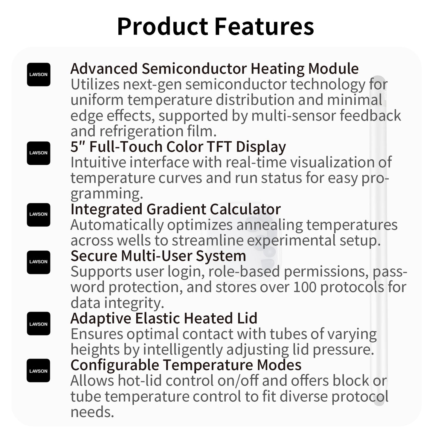 PCR Gradient Thermal Cycler,Real-Time PCR System,GTC‑96E