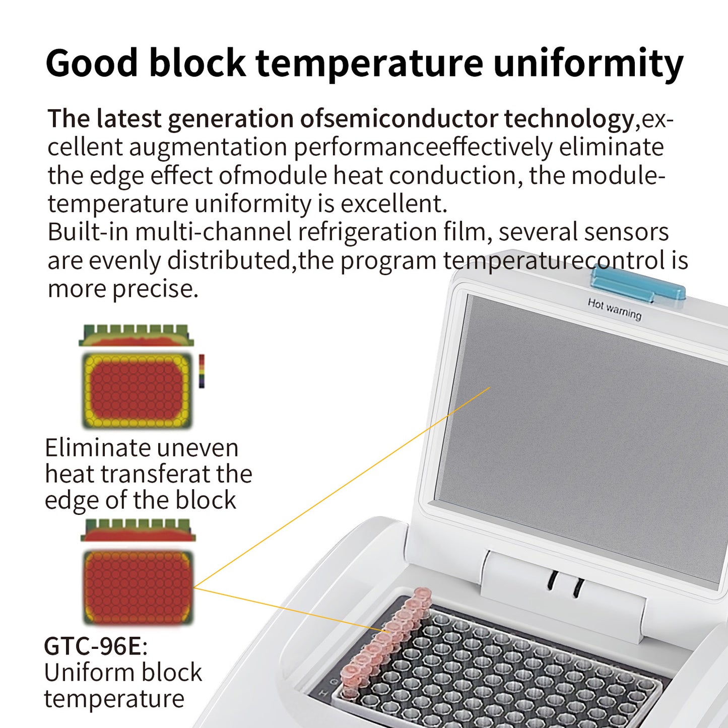 PCR Gradient Thermal Cycler,Real-Time PCR System,GTC‑96E