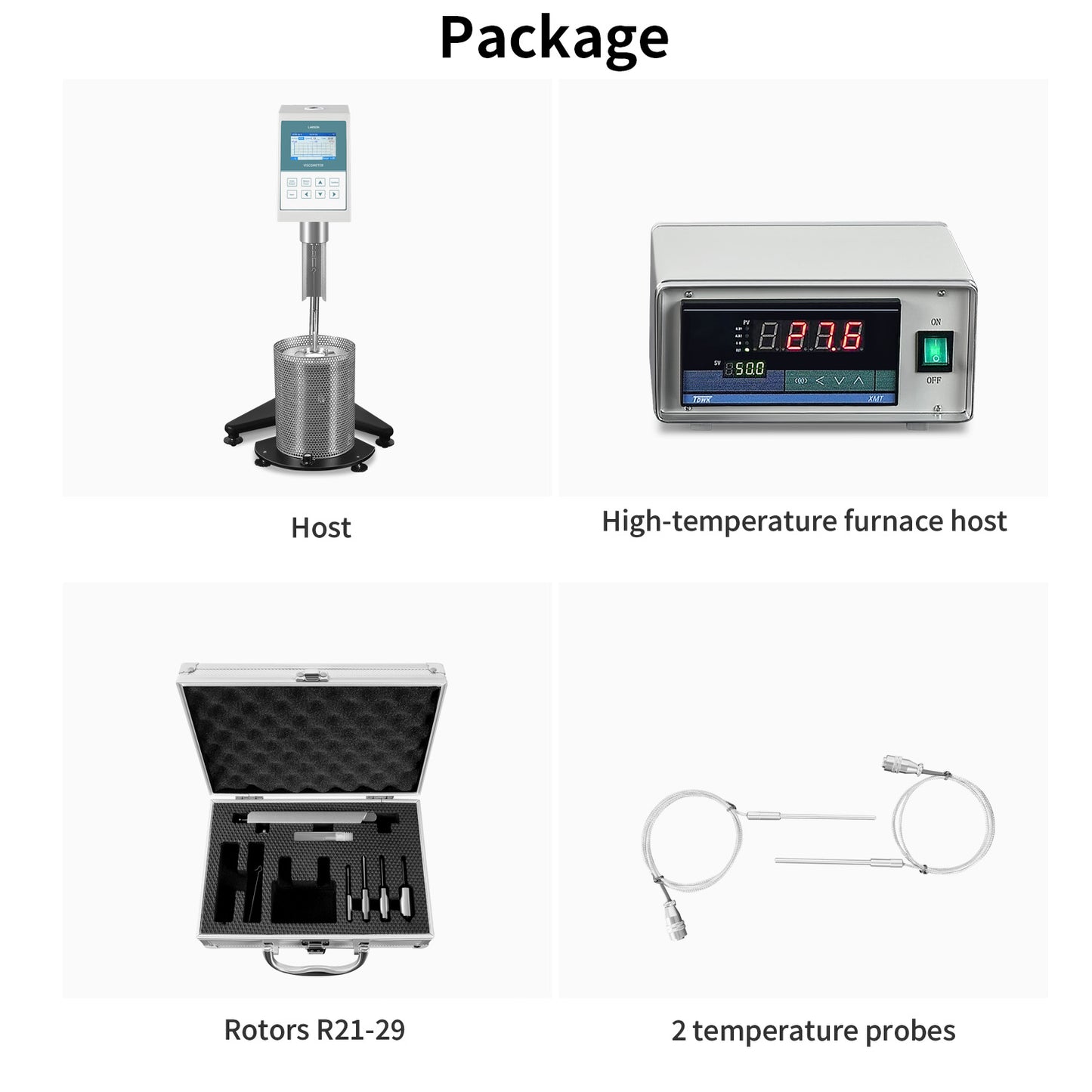 High-Temperature Viscometer RVT-40M-F300