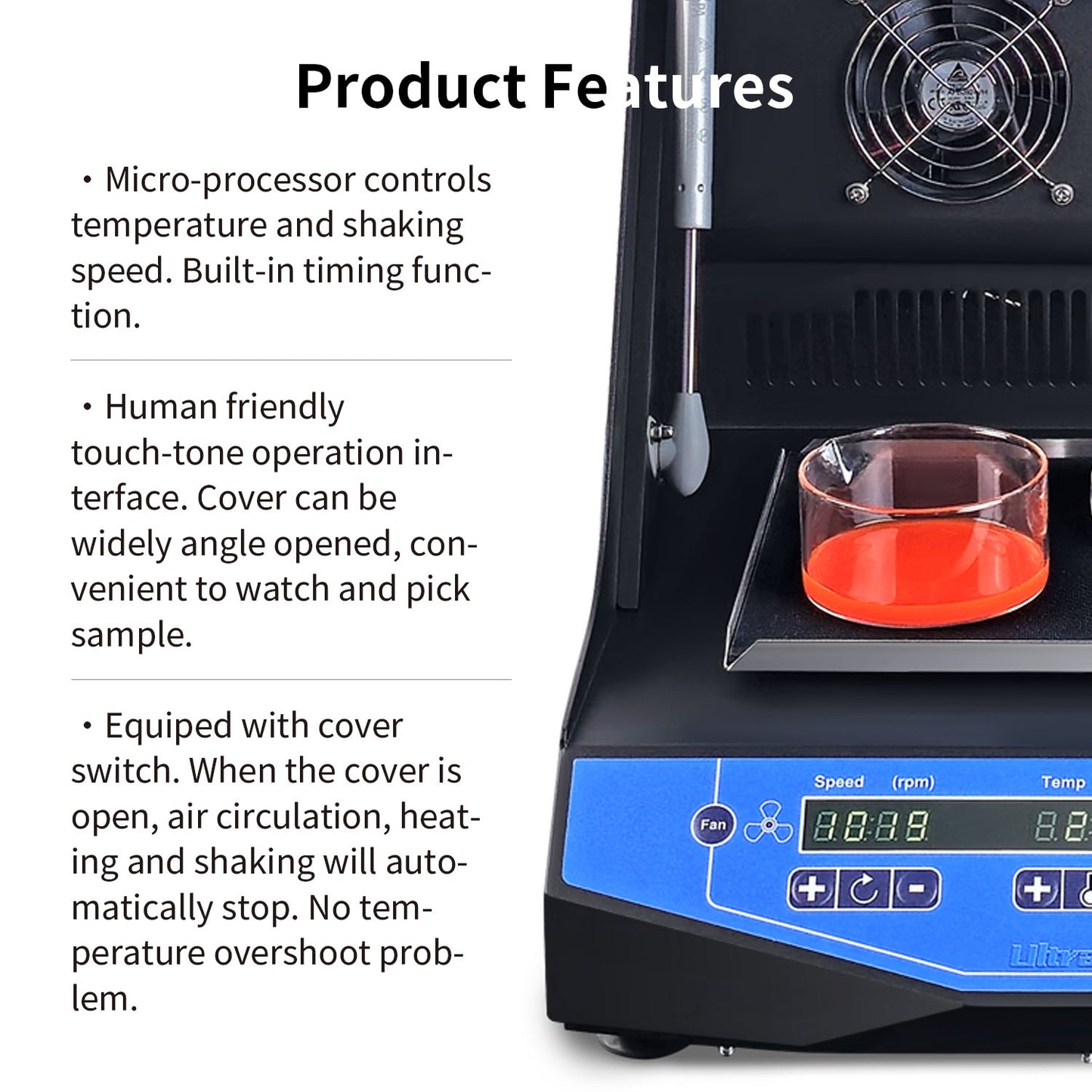 Incubating Orbital Shaker,Lab Incubator Shaker,PP-4,DIS-60-PP4