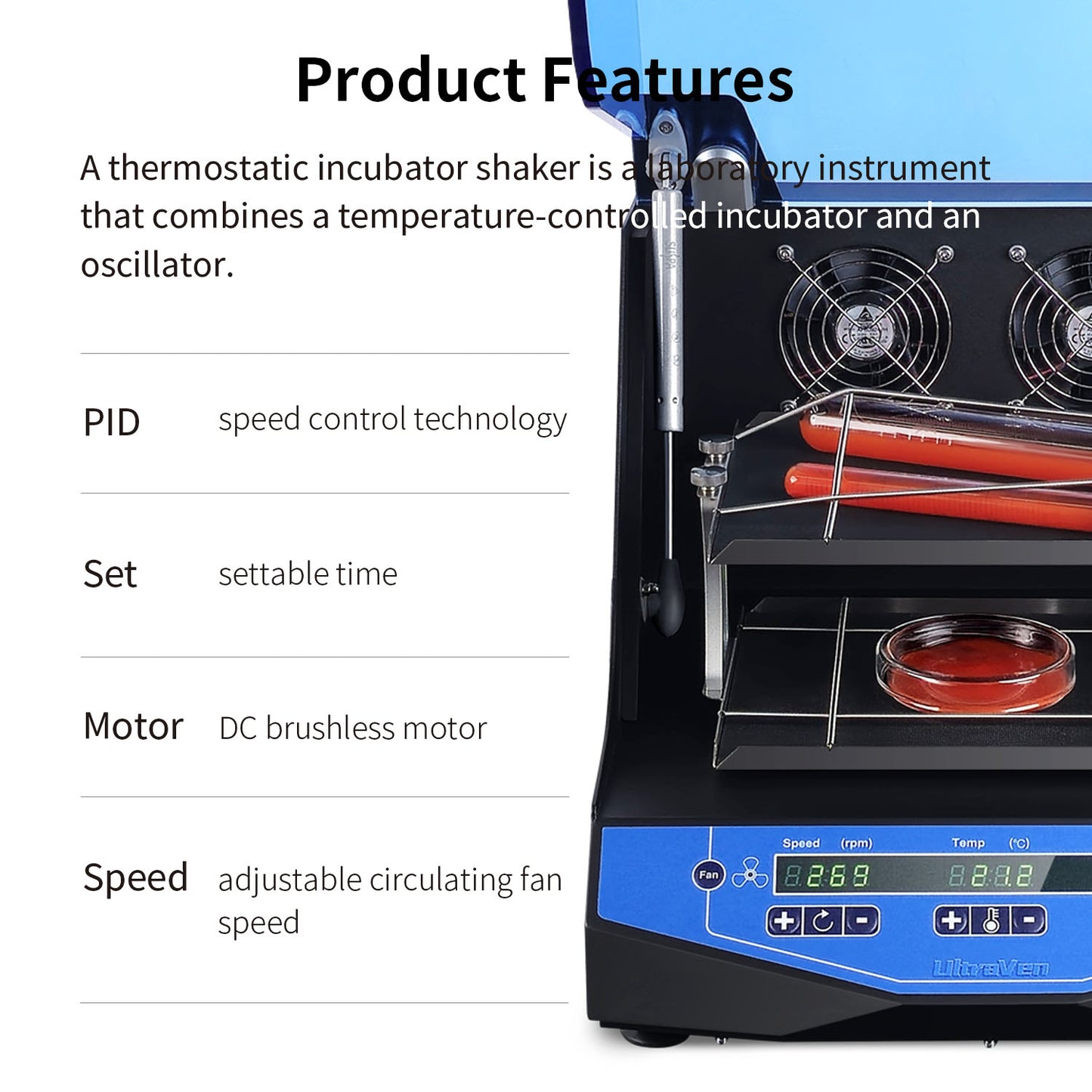 Benchtop Incubator Shaker,Orbital Shaker,DIS-60
