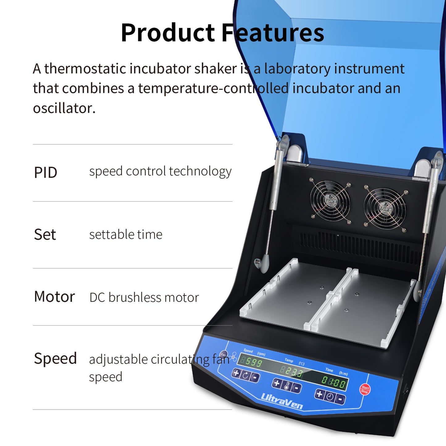 Lab Shaking Incubator,lab Incubating Orbital Shaker,PW-260,DIS-60-PW