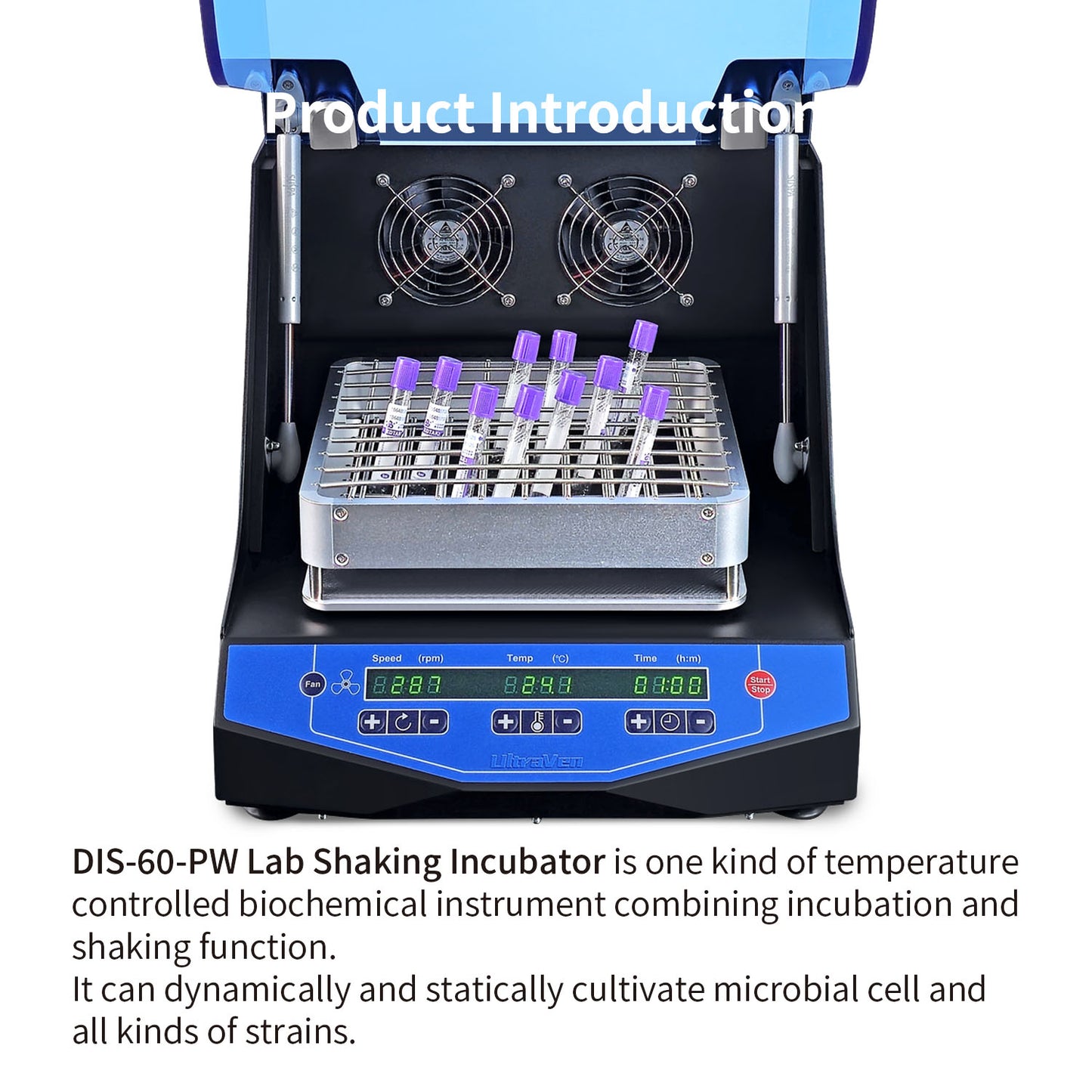 Lab Shaking Incubator,lab Incubating Orbital Shaker,PW-260,DIS-60-PW