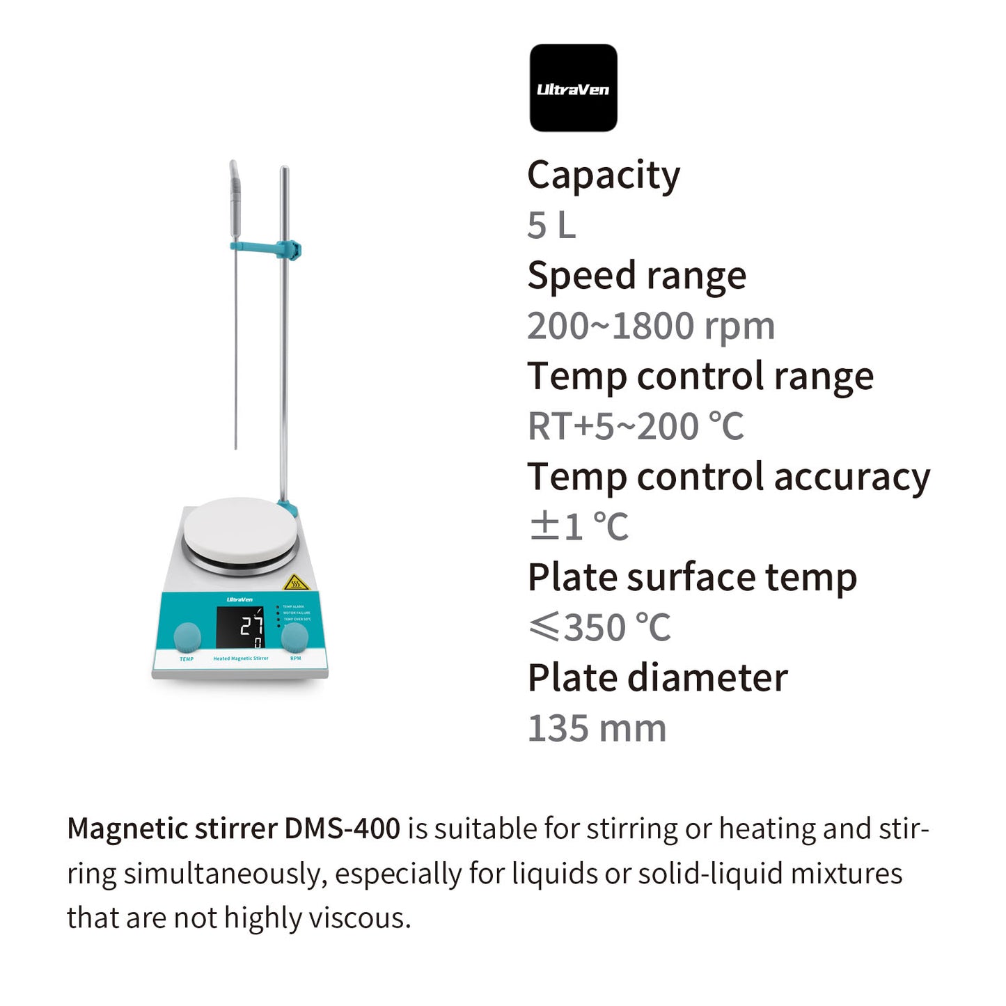 Magnetic Stirrers,Magnetic hotplate stirrer,DMS-400