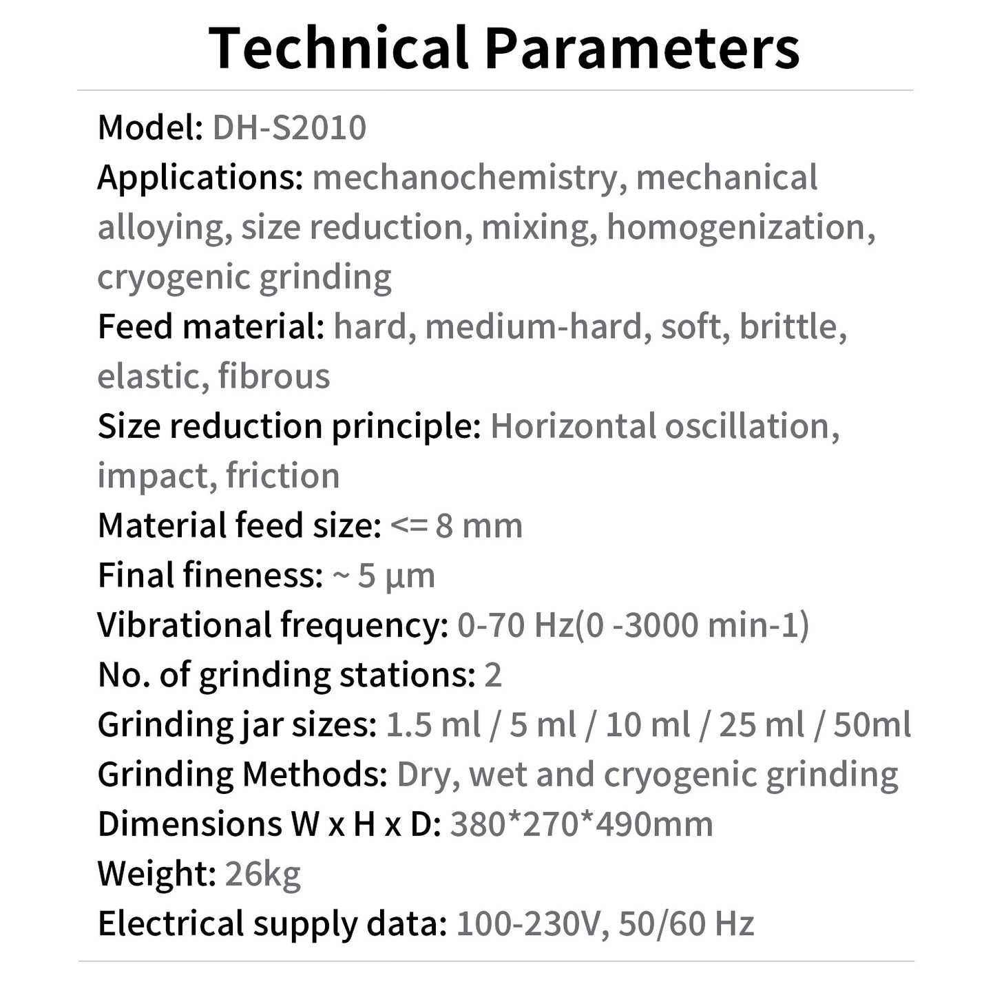 Mixer mill,lab mills,laboratory mixer mill,DH-S2010