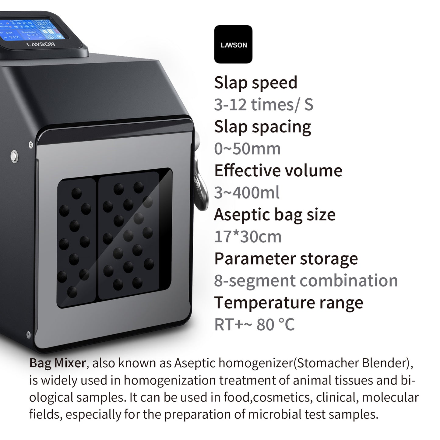 Bag Mixer,Stomacher Homogenizer,paddle blender,BM-04