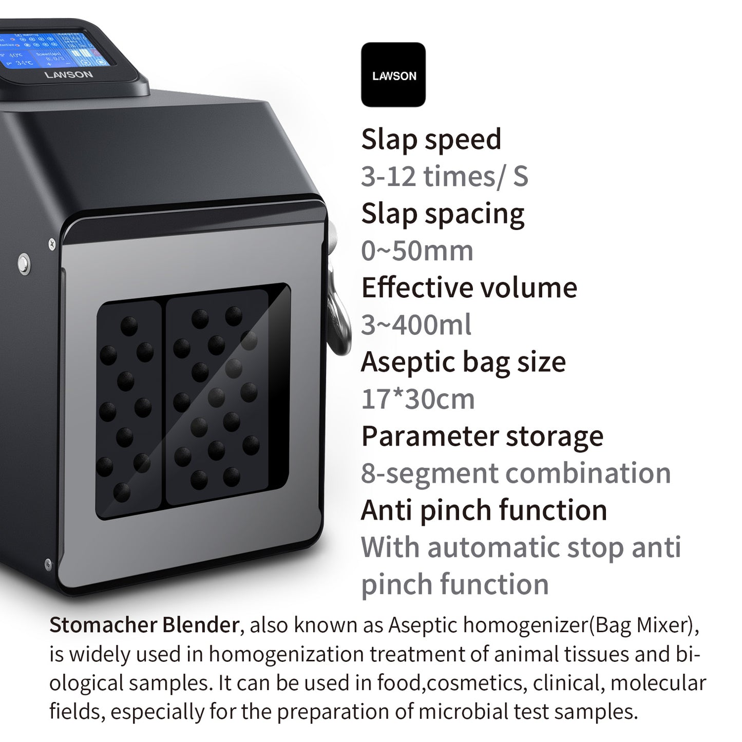 Bag Mixer,Stomacher Homogenizer,paddle blender,BM-04