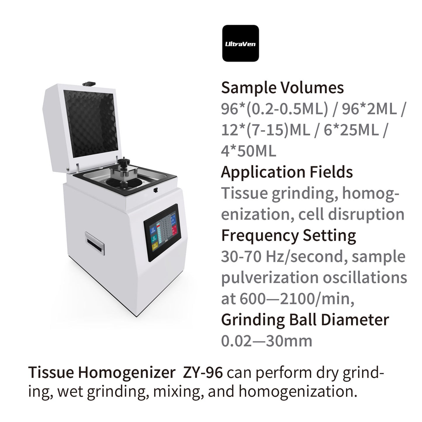 Lab Grinder,Tissue Homogenizer,Tissue Grinder,ZY-96