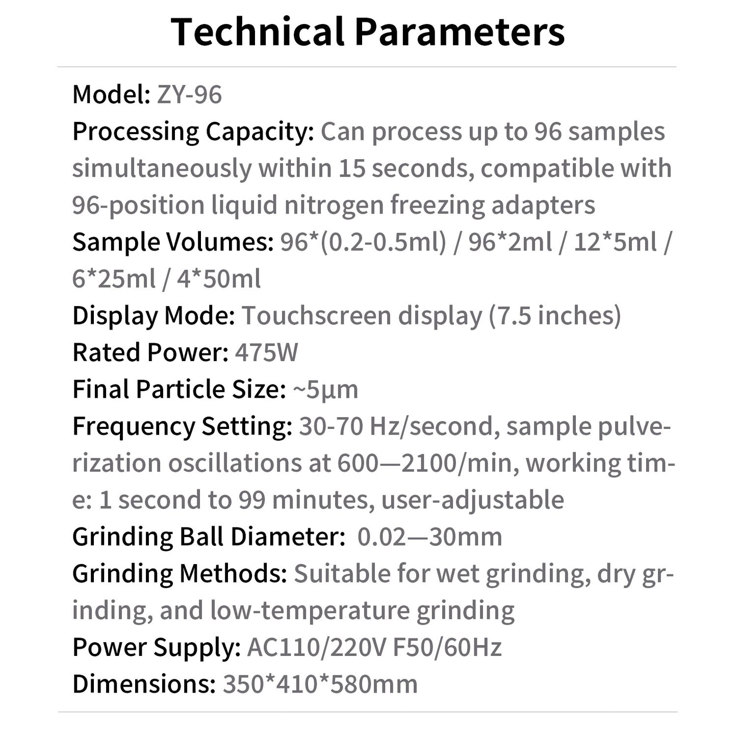 Lab Grinder,Tissue Homogenizer,Tissue Grinder,ZY-96