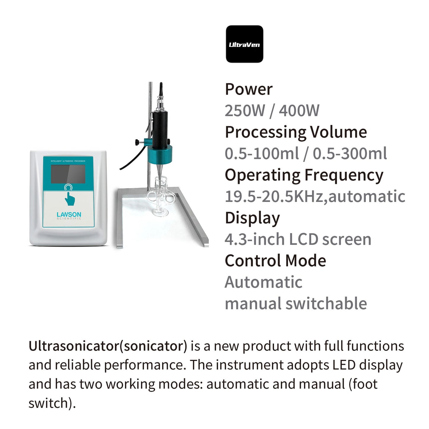 sonicator,Portable Ultrasonic processor,DH-250