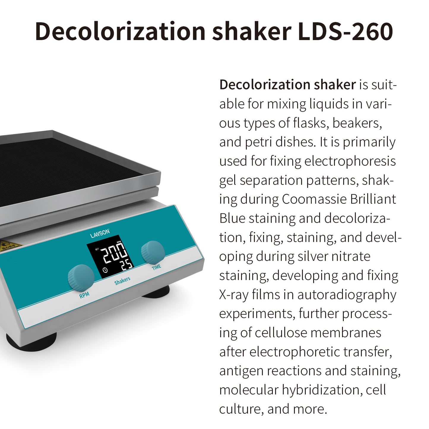 Shakers,Decolorization shaker,Reciprocal Shaker,LDS-260