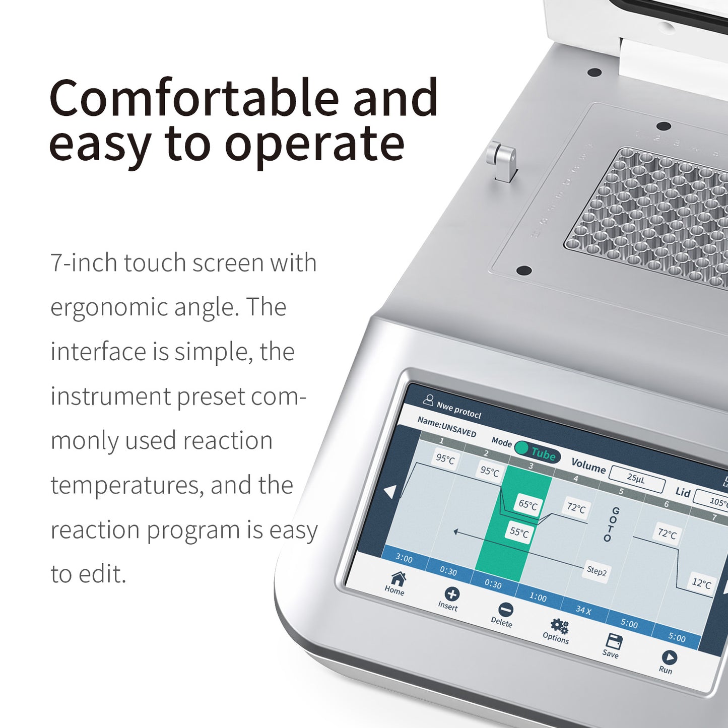 Gradient PCR,Thermal Cycler GTC-F96,Used in Long PCR or Touchdown PCR Experiment