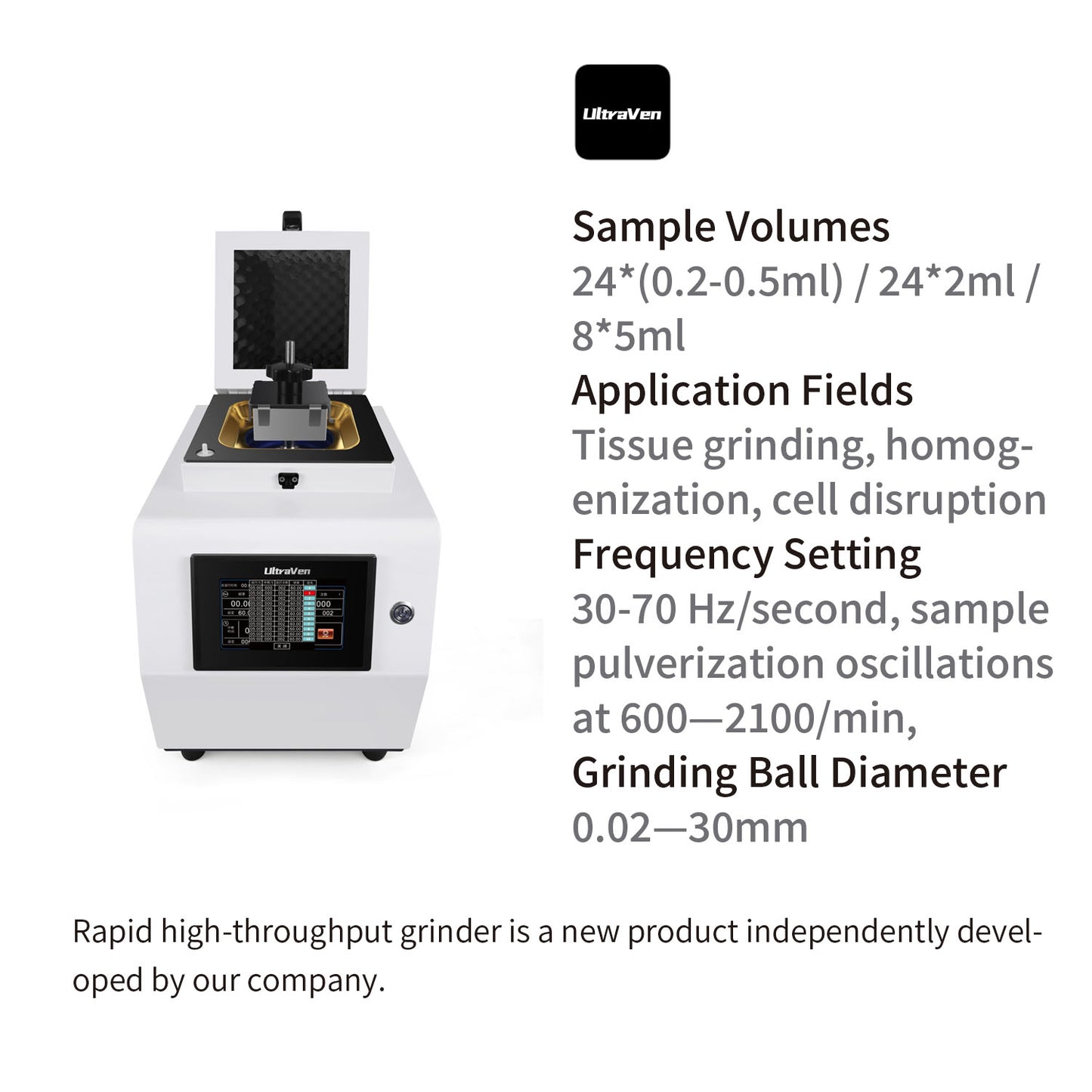 Benchtop Tissue Homogenizer,high-throughput grinder,ZY-S24