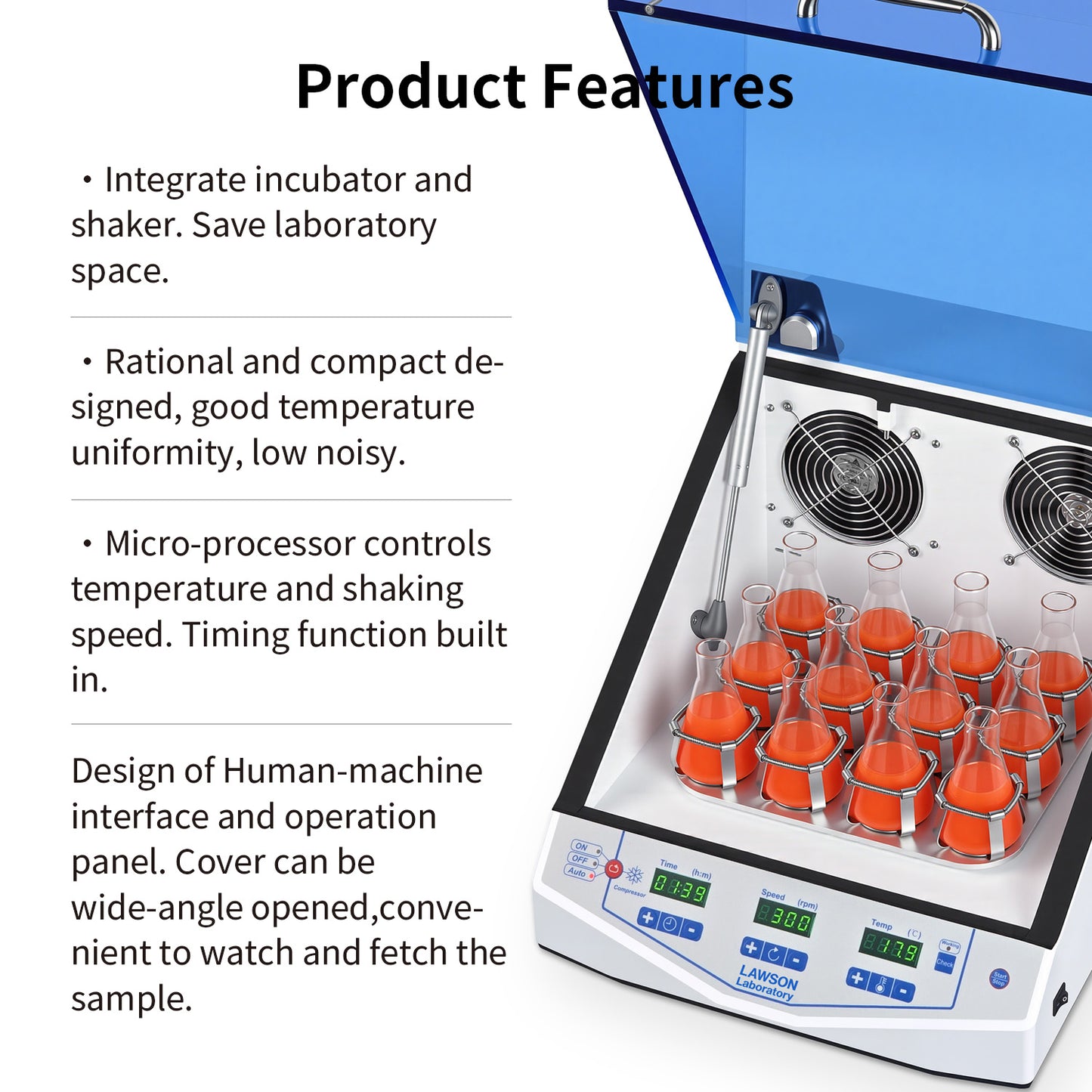 Benchtop Incubator Shakers,DIS-60C-P12,with Cooling