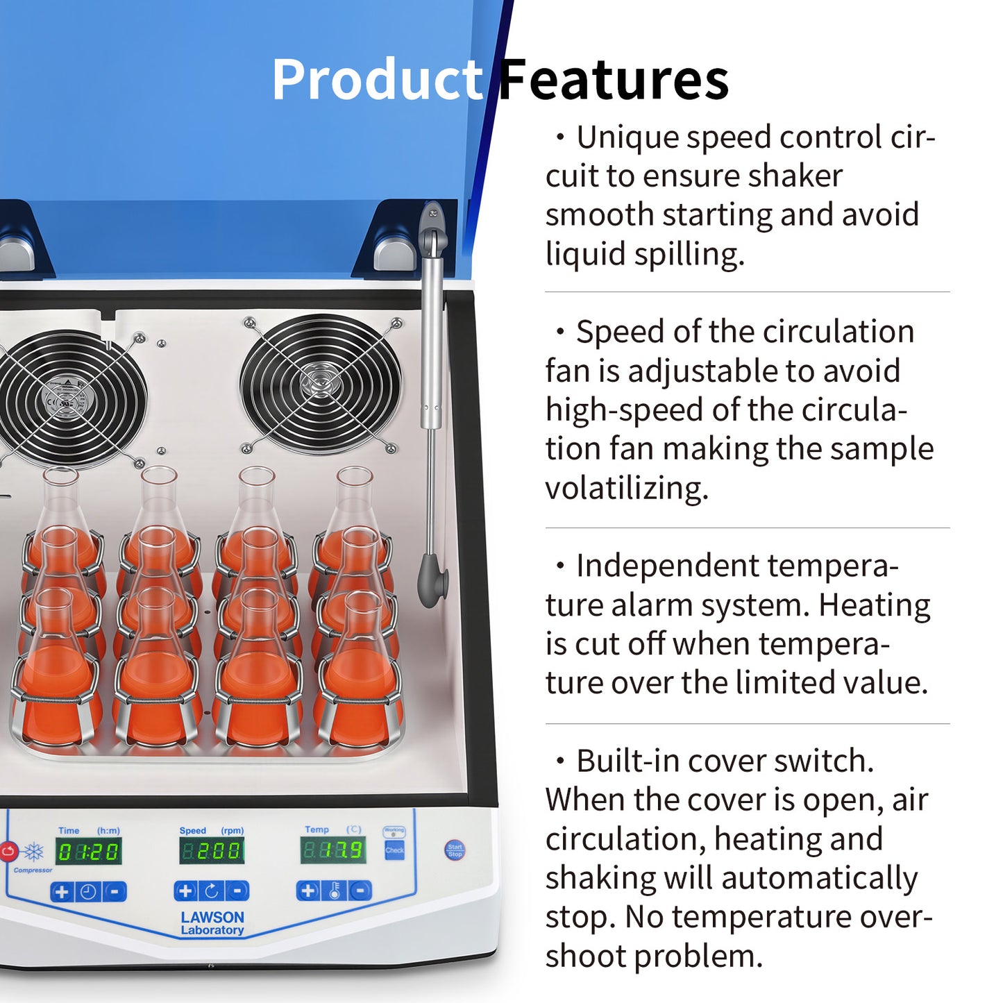 Benchtop Incubator Shakers,DIS-60C-P12,with Cooling