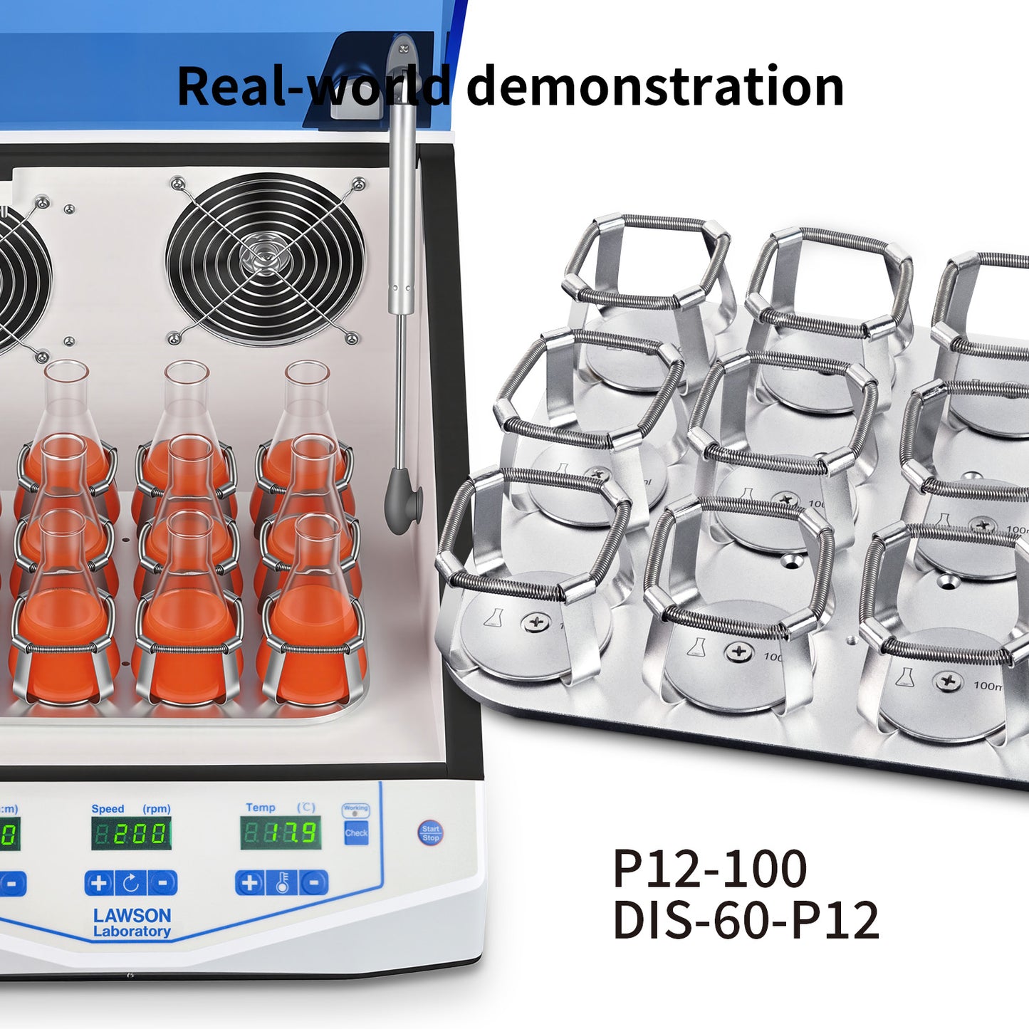 Benchtop Incubator Shakers,DIS-60C-P12,with Cooling