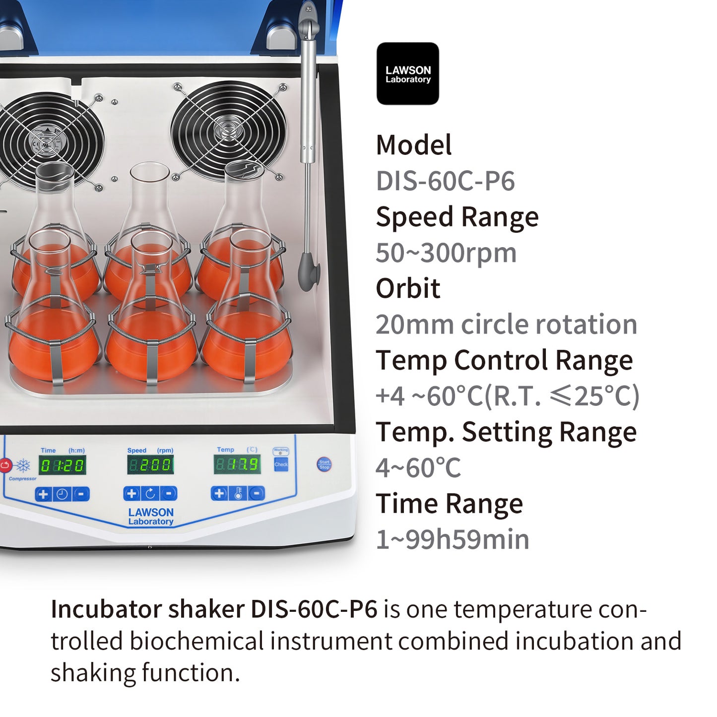 Incubator Shakers,DIS-60C-P6,with Cooling