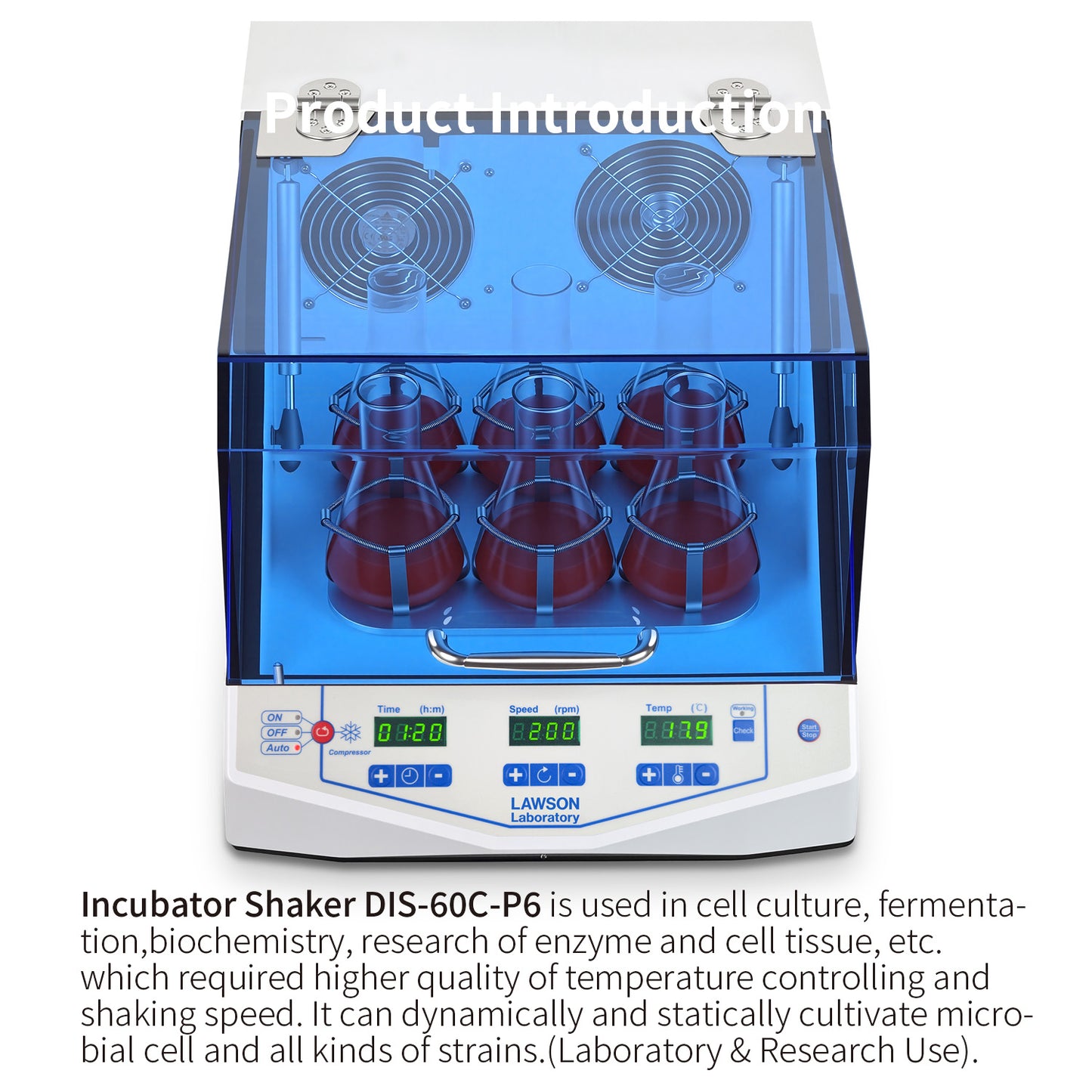 Incubator Shakers,DIS-60C-P6,with Cooling