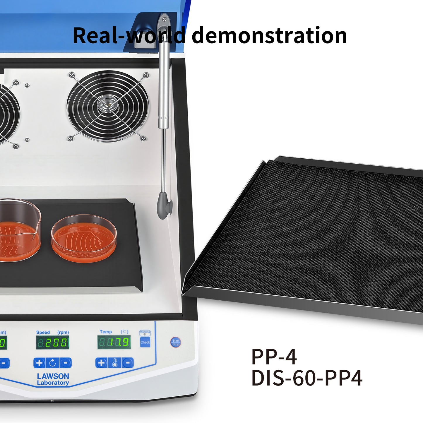 Laboratory Orbital Shaker,DIS-60C-PP4,with Cooling