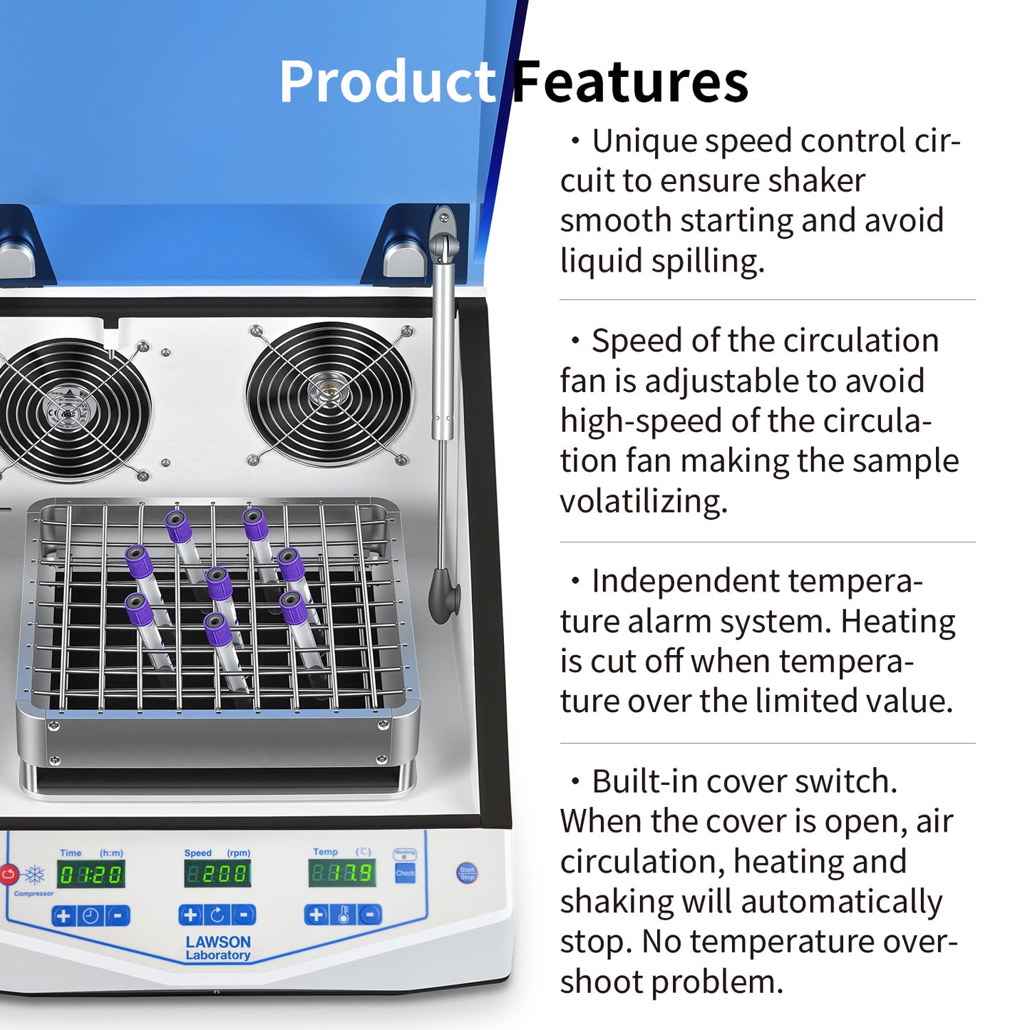 Shaking Incubator,DIS-60C-PW,with Cooling,4-60°C