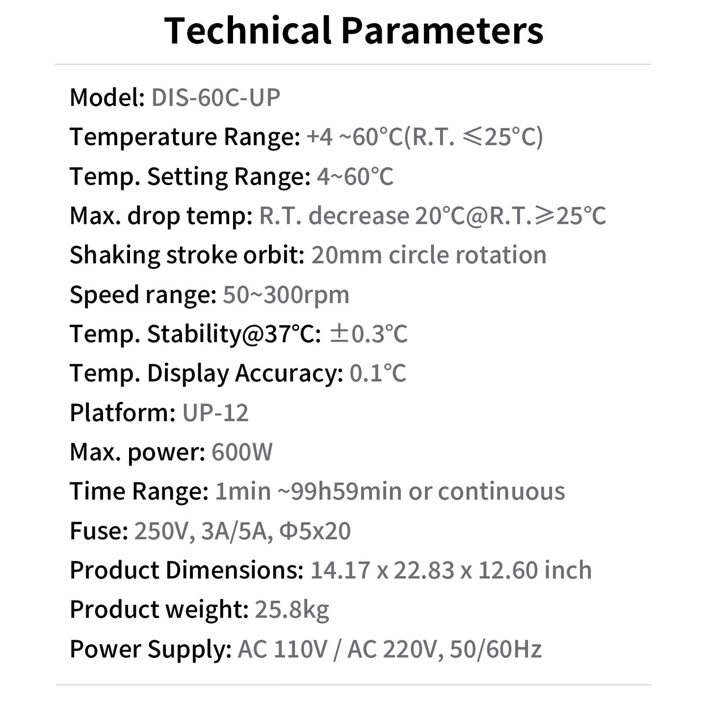 Shakers,DIS-60C-UP,with Cooling