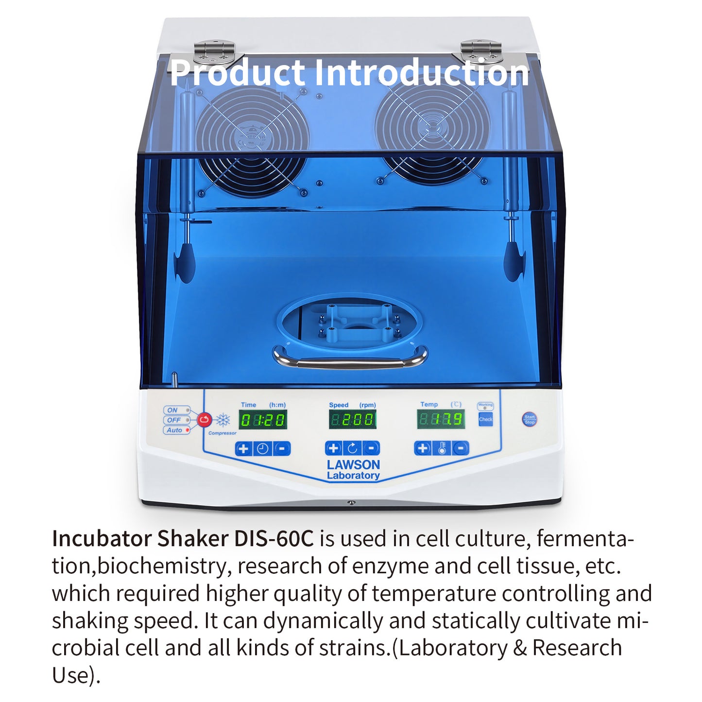 Lab Shakers,Incubator Shakers,DIS-60C,with Cooling