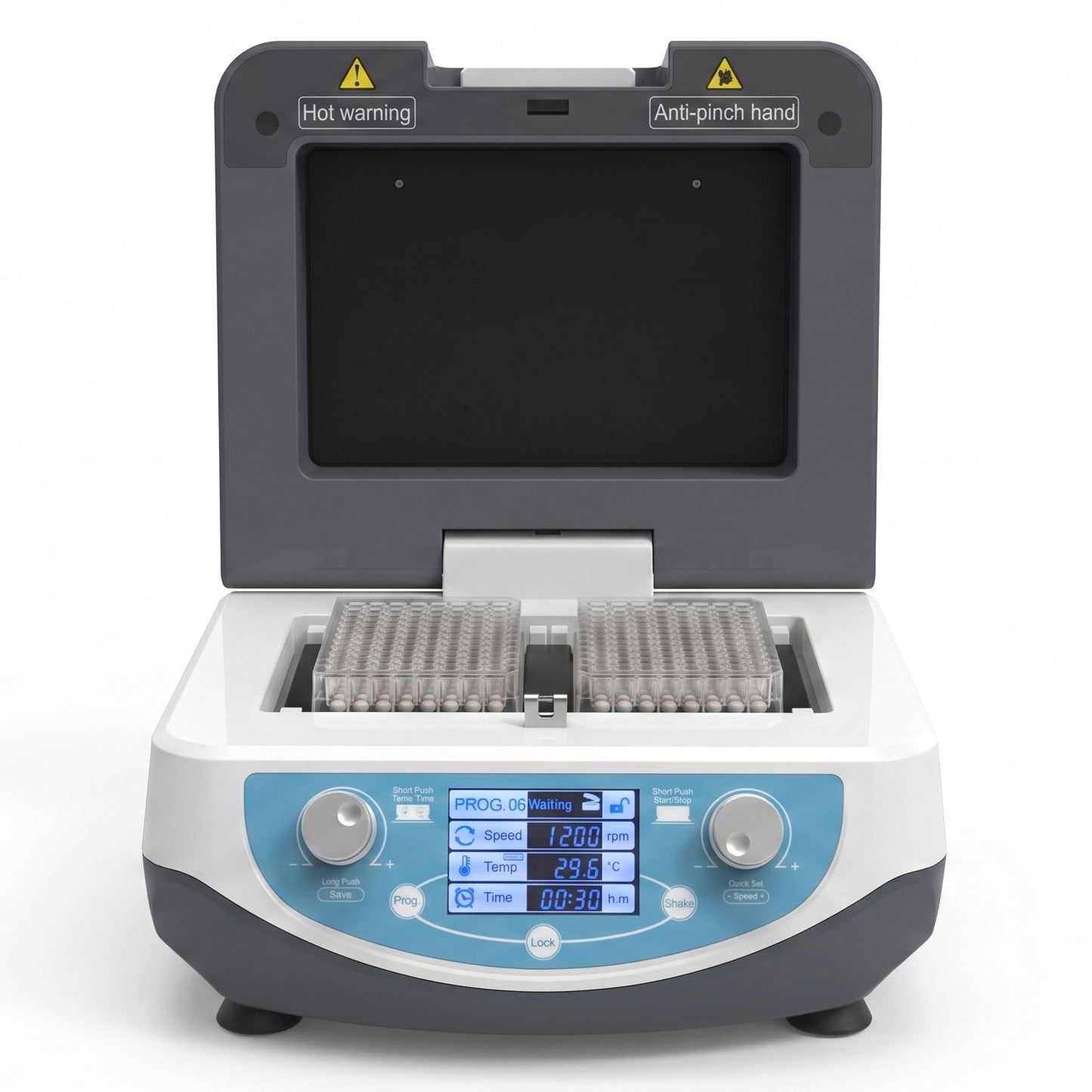 Microplate Shaker Incubator | 2-Plate Capacity | MS70-2N