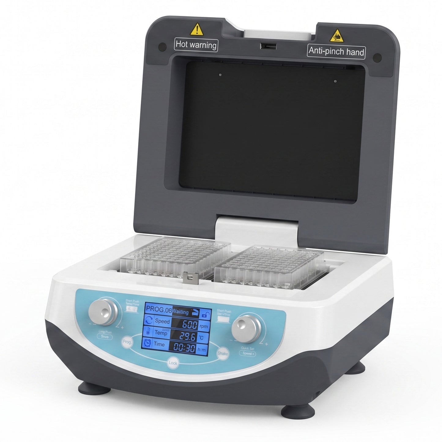 Microplate Shaker Incubator | 2-Plate Capacity | MS70-2N
