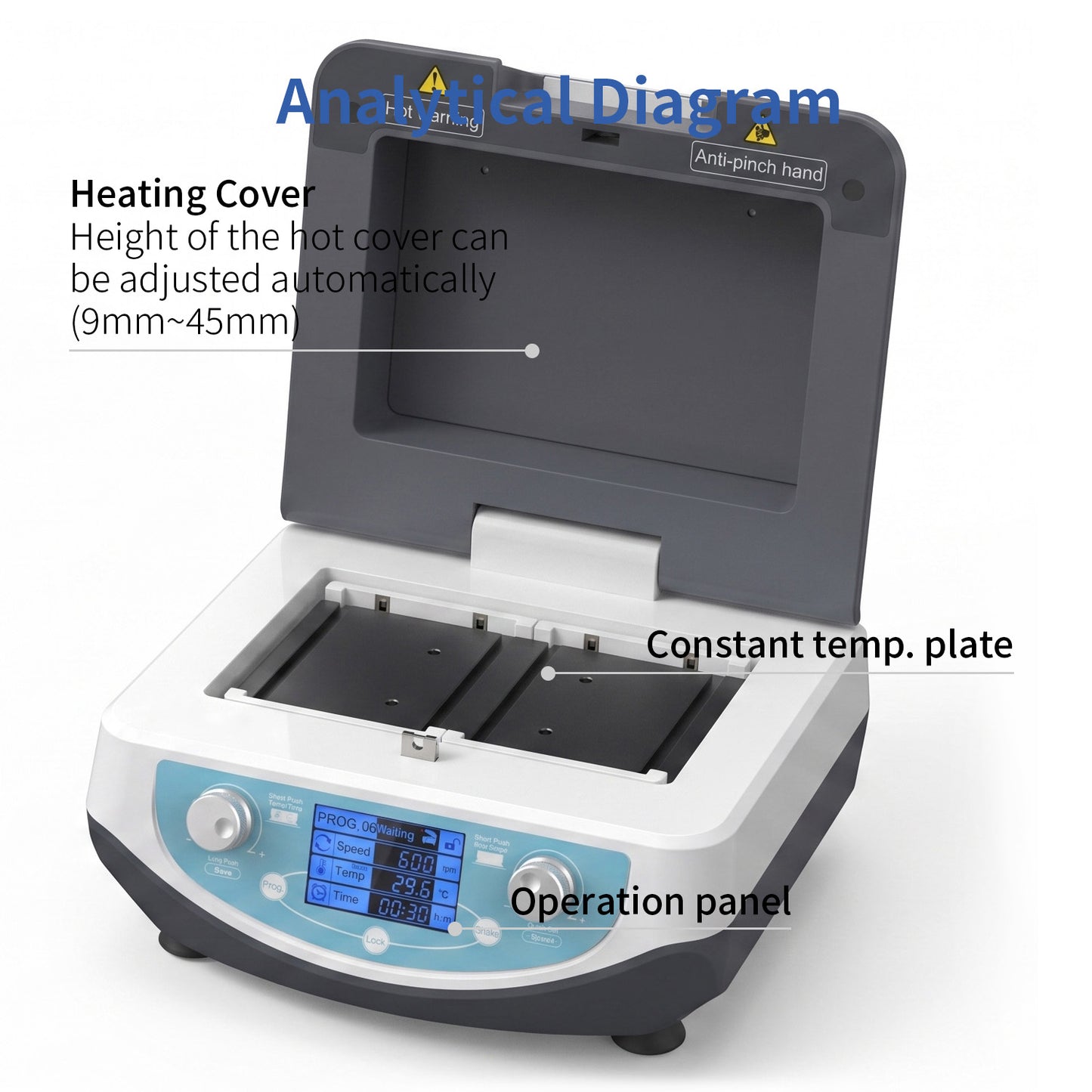 Microplate Shaker Incubator | 2-Plate Capacity | MS70-2N