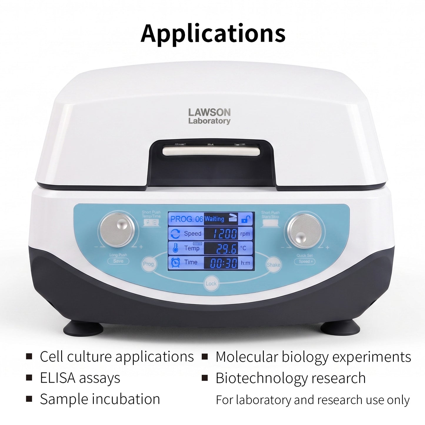 Microplate Shaker Incubator | 2-Plate Capacity | MS70-2N