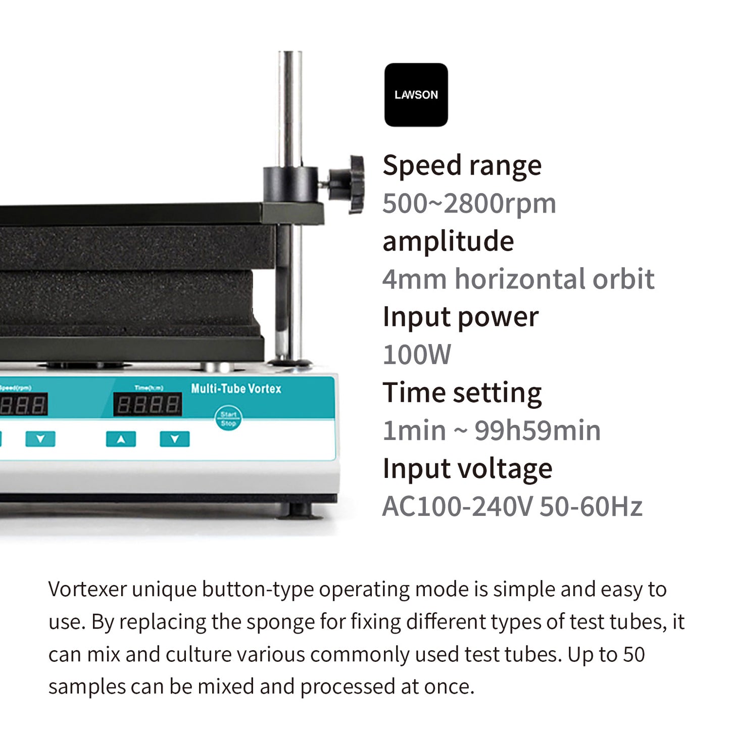 Multi tube vortex mixer,Multi sample Mixer,DHM-200