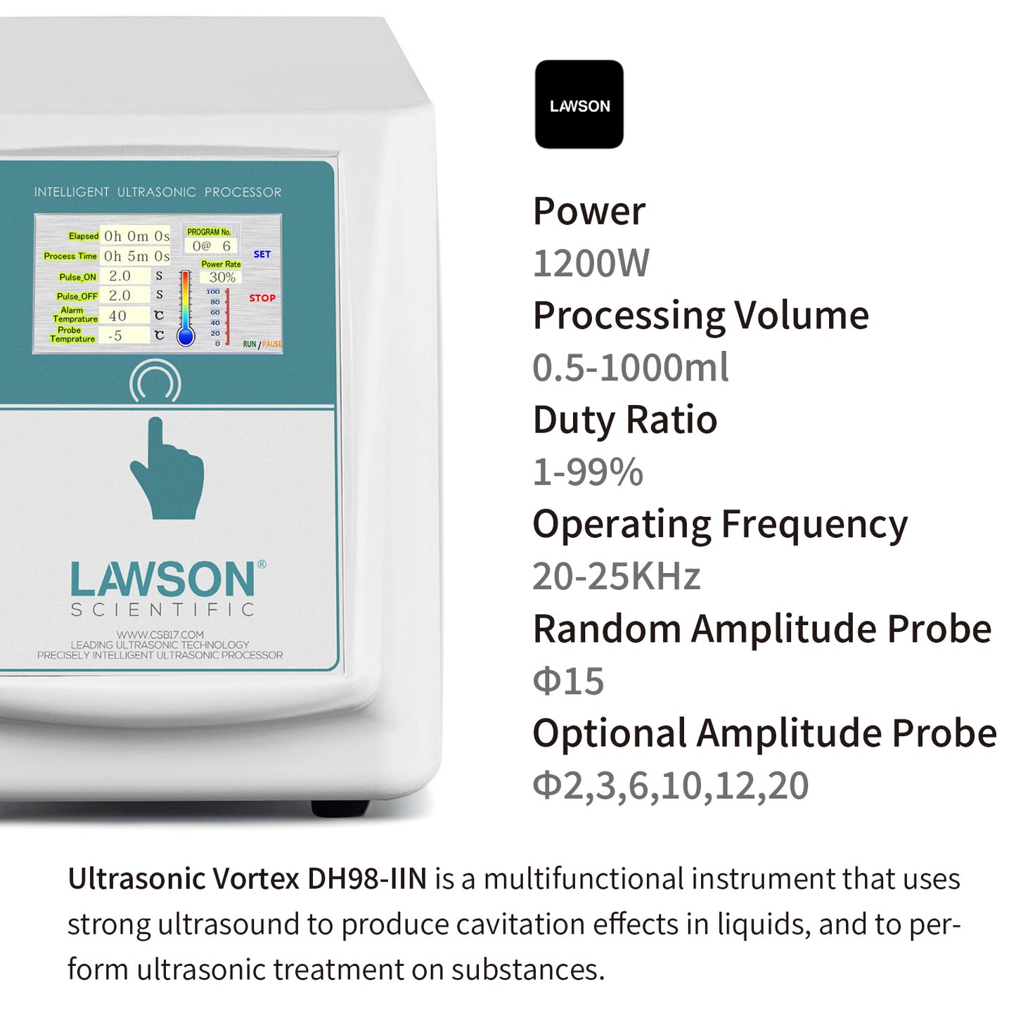 Ultrasonic Vortex,Ultrasonic Homogenizer,DH98-IIIN