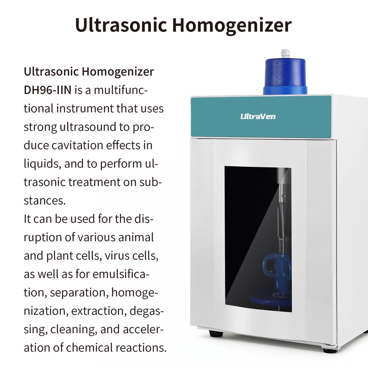 Ultrasonic Homogenizer,Ultrasonic Cell processor,DH96-IIN