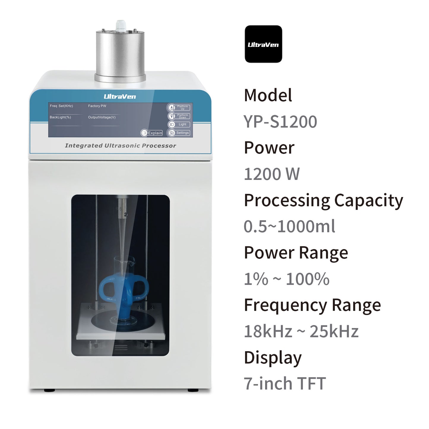 Ultrasonic Processors,Ultrasonic Liquid Processors,YP-S1200