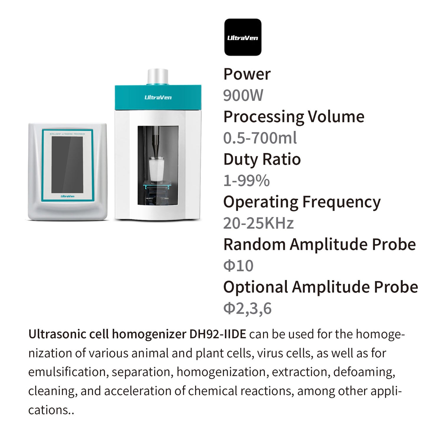 Ultrasonic Cell homogenizer,Ultrasonic Processors,DH92-IIDE