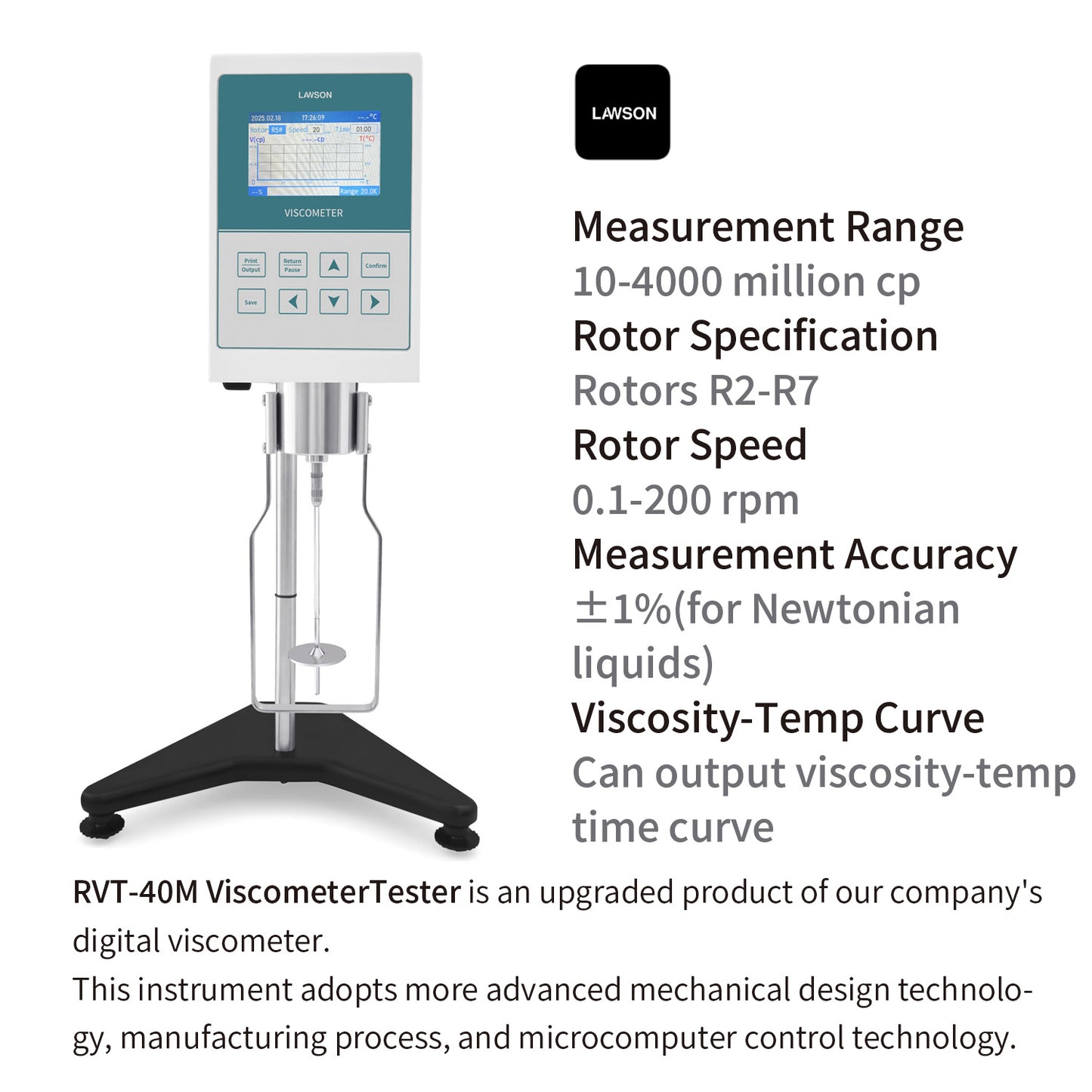 Viscometer Tester,Lab Viscometer,RVT-40M
